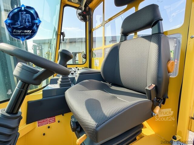 Wózek widłowy czterokierunkowy Combilift C4000ET TRIPLEX 6350 WIDE FORK POSITIONE
