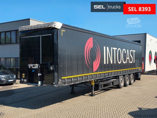 Åpen semitrailer med presenning SCHMITZ CARGOBULL SCS 24/L - 13.62 E B / Liftachse | EDSCHA