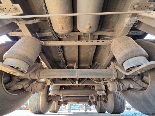 Åpen semitrailer med presenning SCHMITZ CARGOBULL SCS 24/L - 13.62 E B / Liftachse | EDSCHA