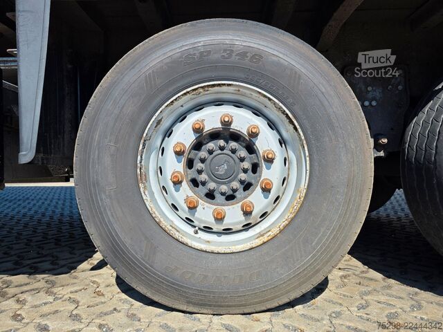 Åpen semitrailer med presenning SCHMITZ CARGOBULL SCS 24/L - 13.62 E B / Liftachse | EDSCHA