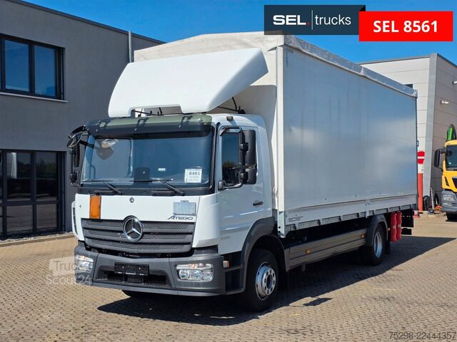 Фургон с брезентова завеса MERCEDES-BENZ Atego 1224 / Euro: 6E | Aluklappen | Ladebordwa