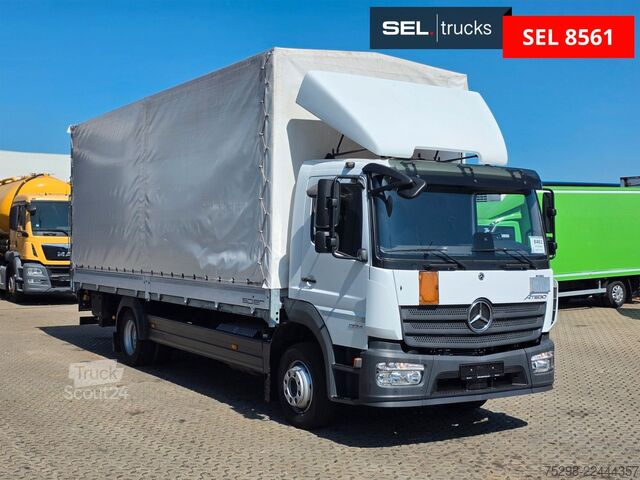 Фургон с брезентова завеса MERCEDES-BENZ Atego 1224 / Euro: 6E | Aluklappen | Ladebordwa