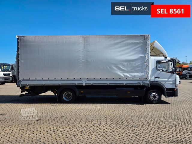 Фургон с брезентова завеса MERCEDES-BENZ Atego 1224 / Euro: 6E | Aluklappen | Ladebordwa