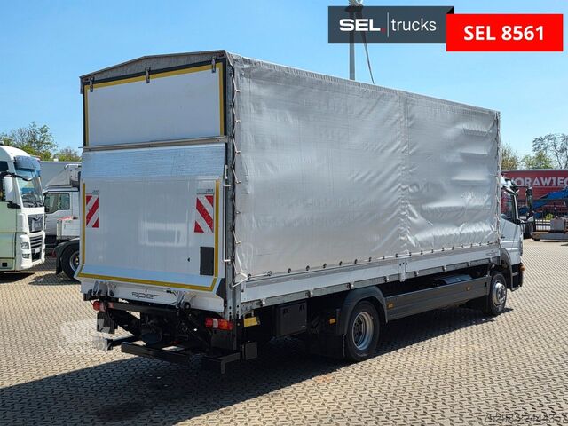 Фургон с брезентова завеса MERCEDES-BENZ Atego 1224 / Euro: 6E | Aluklappen | Ladebordwa