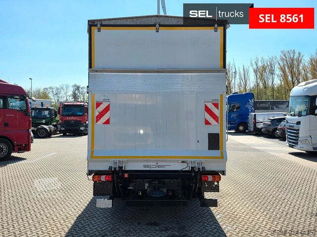 Фургон с брезентова завеса MERCEDES-BENZ Atego 1224 / Euro: 6E | Aluklappen | Ladebordwa