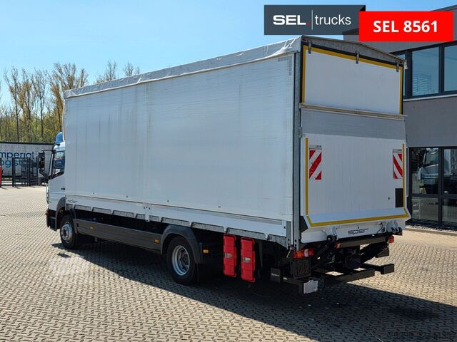Фургон с брезентова завеса MERCEDES-BENZ Atego 1224 / Euro: 6E | Aluklappen | Ladebordwa