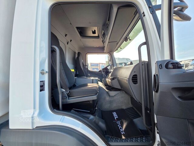 Фургон с брезентова завеса MERCEDES-BENZ Atego 1224 / Euro: 6E | Aluklappen | Ladebordwa