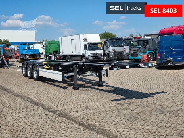 شبه مقطورة بهيكل قابل للتبديل KRONE SD / Teleskop | 11.908mm-13.403mm