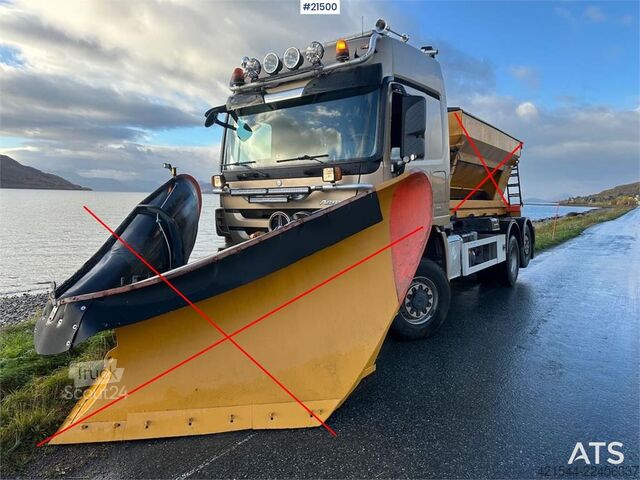 Система крюкообразных рычагов Mercedes-Benz Actros 2848 4x4+2 snow rigged hook truck. WATCH VI