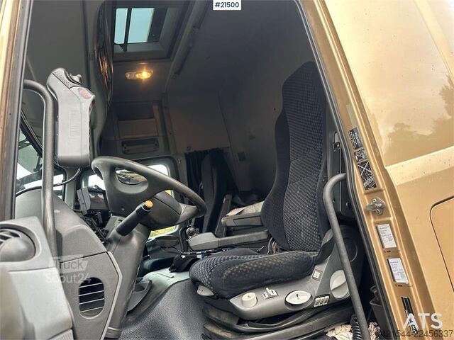 System för krokarm Mercedes-Benz Actros 2848 4x4+2 snow rigged hook truck. WATCH VI