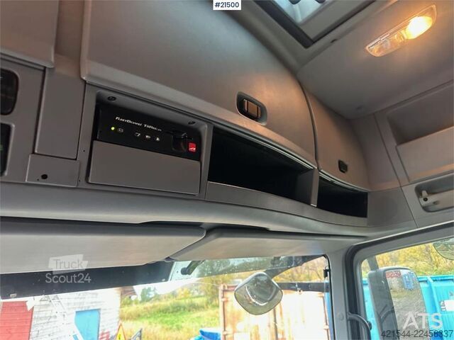 System för krokarm Mercedes-Benz Actros 2848 4x4+2 snow rigged hook truck. WATCH VI