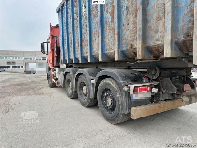 Система крюкообразных рычагов Mercedes-Benz Arocs 8x4 fully plow rigged hook truck w/ underlyi