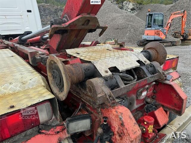 System med krokarm Scania R164 6x4 Hook truck.