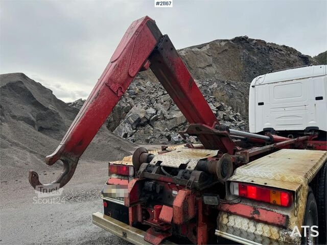 System med krokarm Scania R164 6x4 Hook truck.