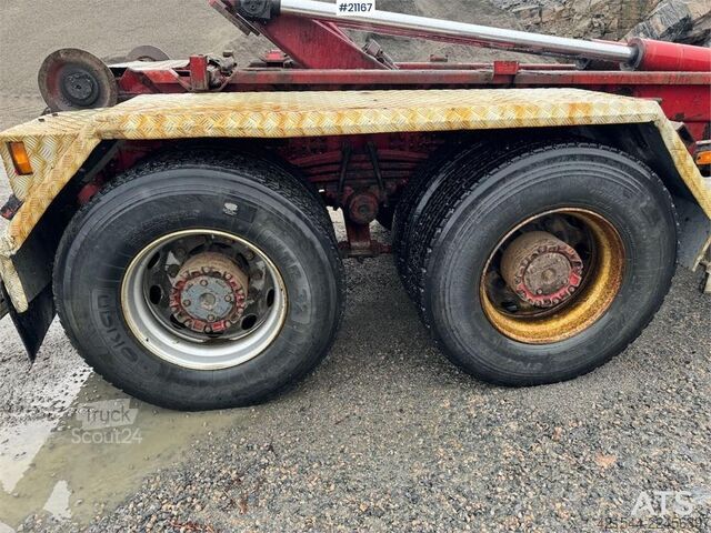 System med krokarm Scania R164 6x4 Hook truck.