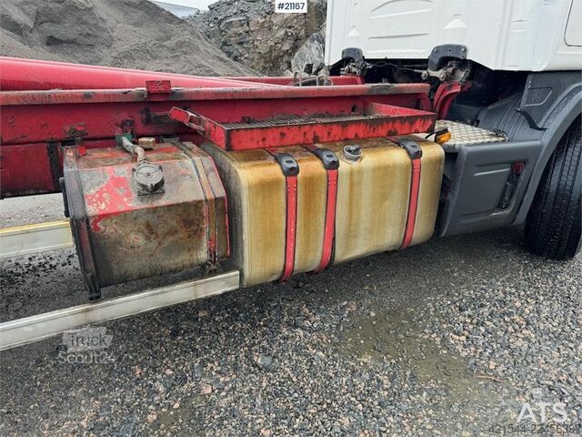 System med krokarm Scania R164 6x4 Hook truck.