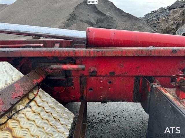 System med krokarm Scania R164 6x4 Hook truck.