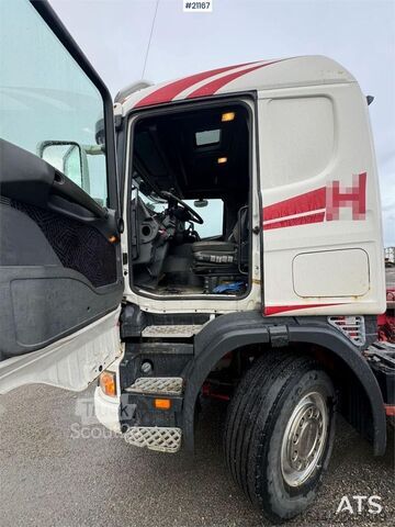 System med krokarm Scania R164 6x4 Hook truck.