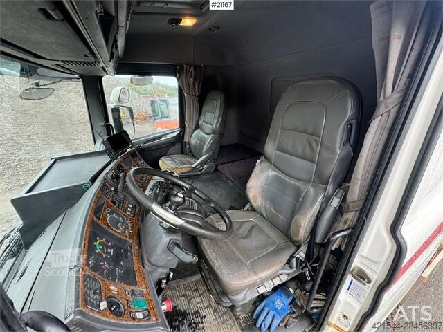 System med krokarm Scania R164 6x4 Hook truck.