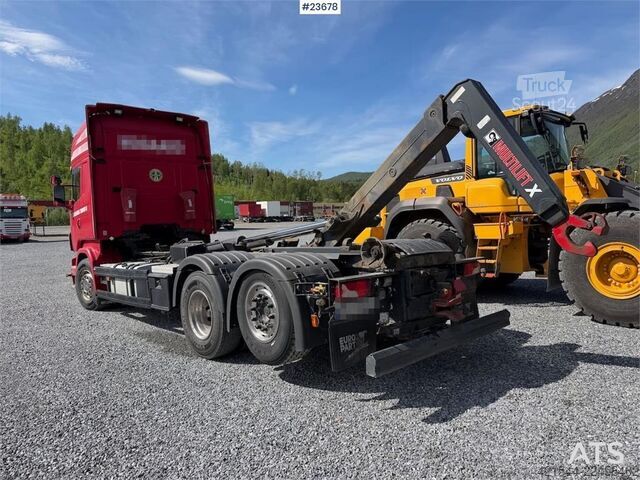 Система крюкообразных рычагов Scania R480 6x2 hook truck w/ crane hydraulics and replac