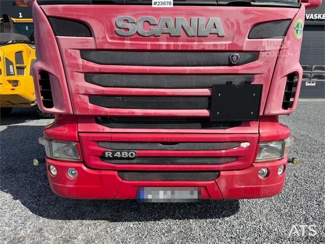 Система крюкообразных рычагов Scania R480 6x2 hook truck w/ crane hydraulics and replac