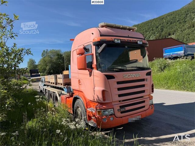Система крюкообразных рычагов Scania R480 hook truck