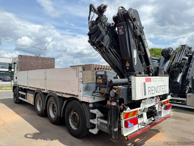 Грузоподъемная платформа MAN TGS 35.440 8x4 TRIDEM PRITSCHE + KRAN HIAB 288 ...