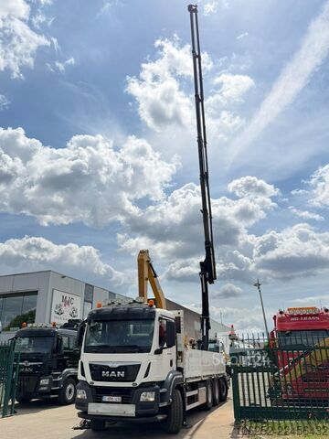 Piattaforma di carico MAN TGS 35.440 8x4 TRIDEM PRITSCHE + KRAN HIAB 288 ...