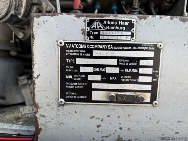 резервуар ATCOMEX T0/27TRI/38AL FUEL TANKER / CITERNE GASOILE 37...