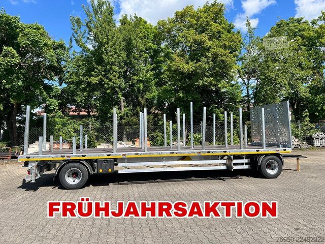 Anhänger mit offener Pritsche Möslein T 2 Plato 8,6m  2 Achs Jumbo- Plato- Anhänger