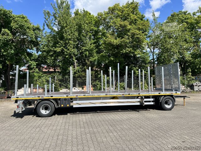 Anhänger mit offener Pritsche Möslein T 2 Plato 8,6m  2 Achs Jumbo- Plato- Anhänger