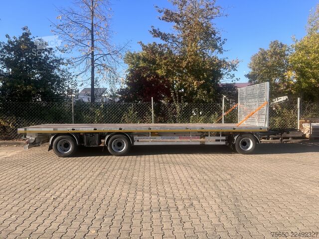 Atvira priekaba Möslein T 3 Plato 9 m  3 Achs Jumbo- Plato- Anhänger 9 m, Mega