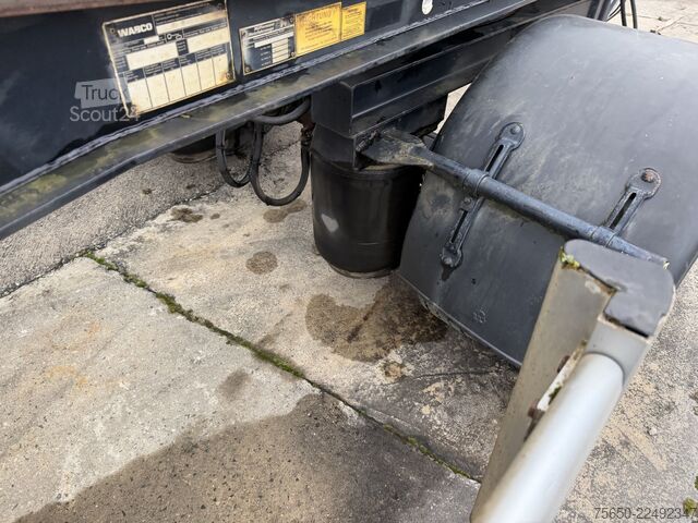 Reboque de chassis intercambiável Hüffermann HSA1860  2 Achs Abrollmulden Anhänger