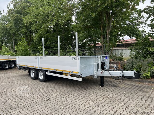 Atvira priekaba Möslein THT 14,4 G 7,2  14,4 t Tandem- Pritschenanhänger- Tieflader