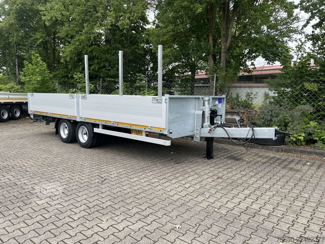Atvira priekaba Möslein THT 14,4 G 7,2  14,4 t Tandem- Pritschenanhänger- Tieflader