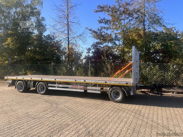 Atvira priekaba Möslein T 3 Plato 8,6 m  3 Achs Jumbo- Plato- Anhänger 8,60 m, Mega