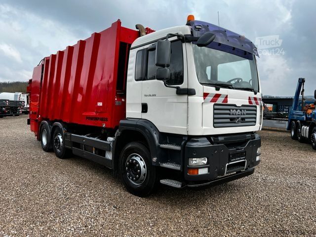 Απορριμματοφόρο MAN TGA 26.320 6x2 Faun Powerpress