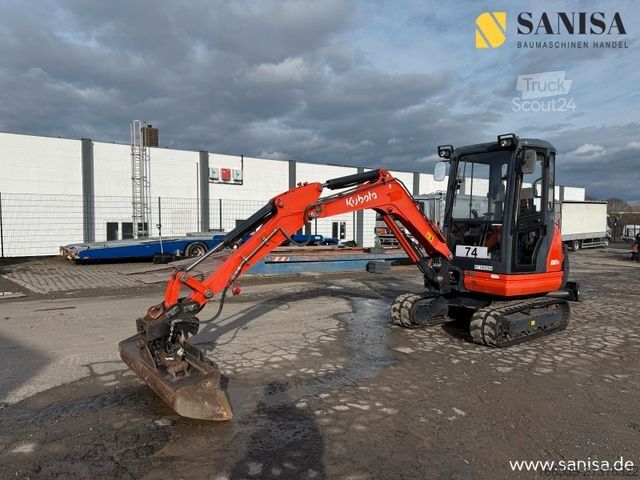 Minikoparka KUBOTA KX61-3/SW/Planierschild/3981h/2x Löffel