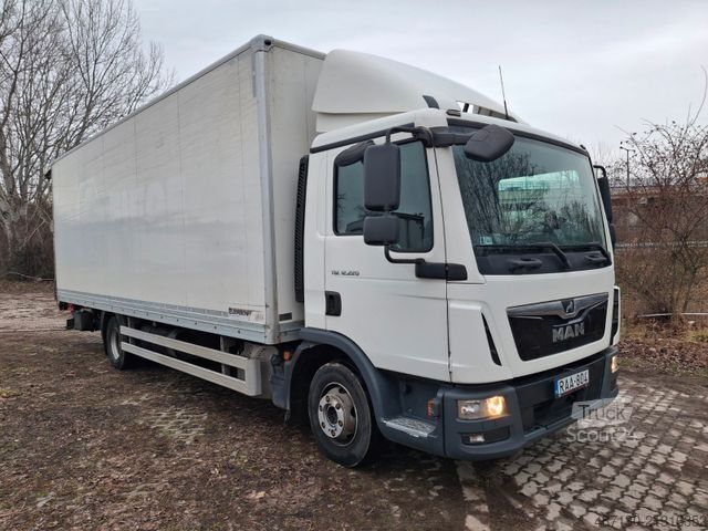 Tentinė platforma sunkvežimis MAN TGL 12.220