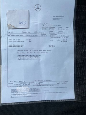 Kühltransporter MERCEDES-BENZ Sprinter II 316 CDI