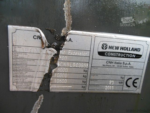 Escavatore gommato NEW HOLLAND WE 150
