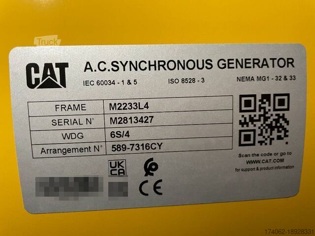 Aggregaat Caterpillar DE88E0 - 88 kVA Generator - DPX-18012