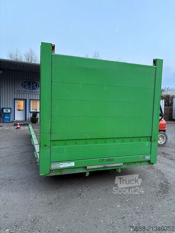 Remorque porte-caisson Krone BDF 7,45m TOP Zustand Zurringe