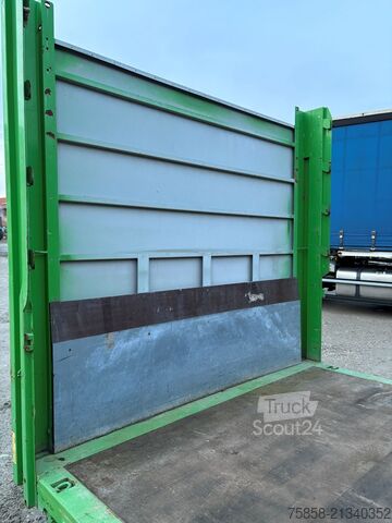 Remorque porte-caisson Krone BDF 7,45m TOP Zustand Zurringe