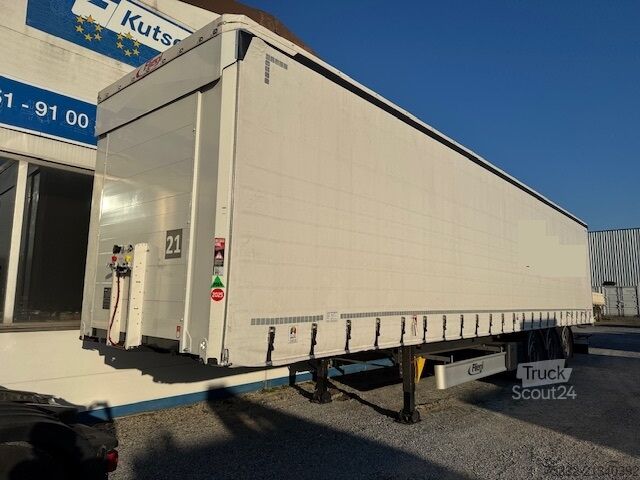 åben sættevogn med presenning FLIEGL 3 achs Road Runner BPW 385 /65 I Lock Bl