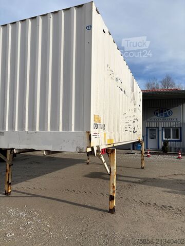 Châssis interchangeable avec structure caisson Krone BDF Wechselkoffer Stahl Türen 2015