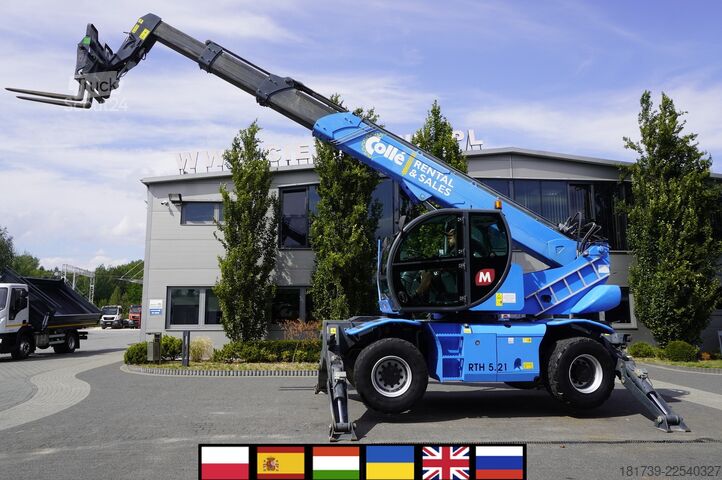 Teleskopik yükleyici MAGNI RTH 5.21 telehandler / 3000 MTH! / 21 m