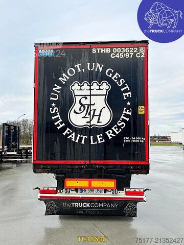 Trasporto di container Hoet Trailers + Caisse Libner 2018