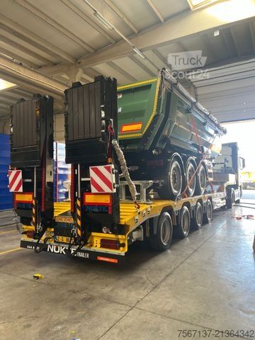 Ημιρυμουλκούμενο χαμηλής φόρτωσης  NÜKTE 4 ACHS TIEFLADER VIERTE ACHSE GELENKT