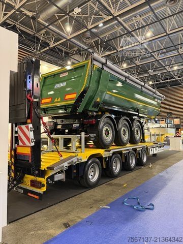 Ημιρυμουλκούμενο χαμηλής φόρτωσης  NÜKTE 4 ACHS TIEFLADER VIERTE ACHSE GELENKT